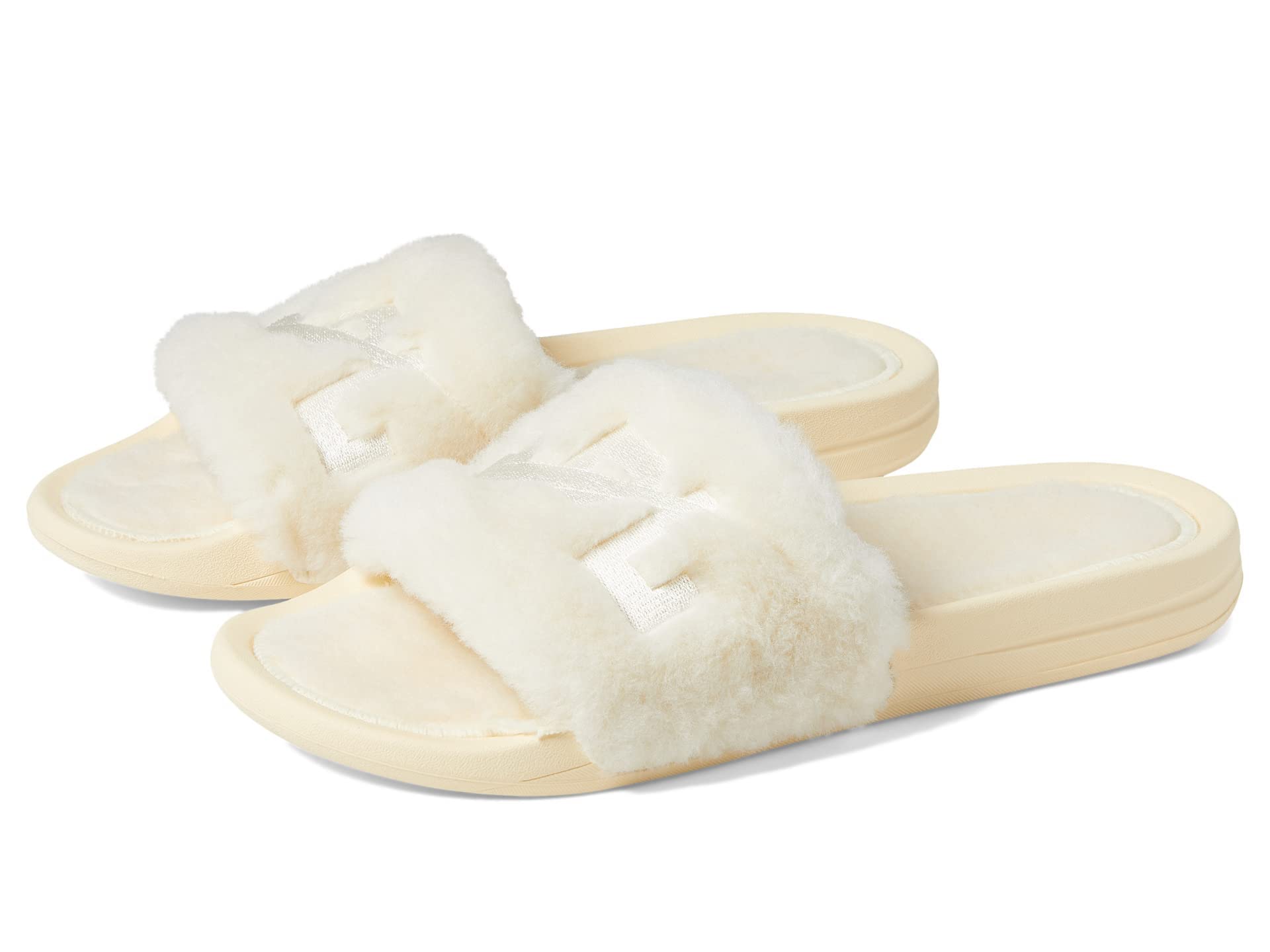 Athletic Propulsion Labs (APL) Shearling Slide Vanilla 8 B (M)