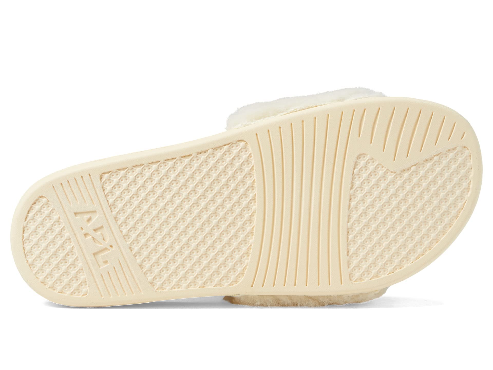 Athletic Propulsion Labs (APL) Shearling Slide Vanilla 8 B (M)