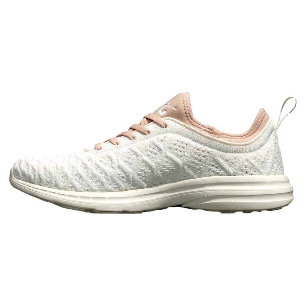 APL Athletic Propulsion Labs Women's Techloom Phantom Shoe, Ivory/Rose Dust, 8