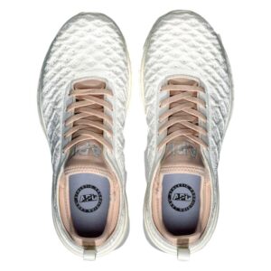 APL Athletic Propulsion Labs Women's Techloom Phantom Shoe, Ivory/Rose Dust, 8