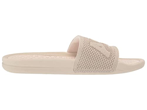 Athletic Propulsion Labs (APL) Women's Big Logo Techloom Slide Slipper, Parchment, 5