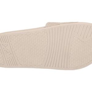 Athletic Propulsion Labs (APL) Women's Big Logo Techloom Slide Slipper, Parchment, 5