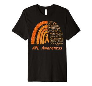 apl warrior apl awareness premium t-shirt