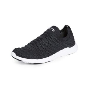 APL: Athletic Propulsion Labs Women's Techloom Wave Sneakers, Black/White, 5 Medium US