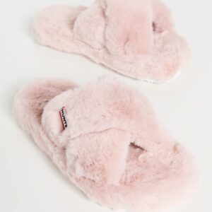 Hunter Faux Fur Flatform Slide Azalea Pink 6 M