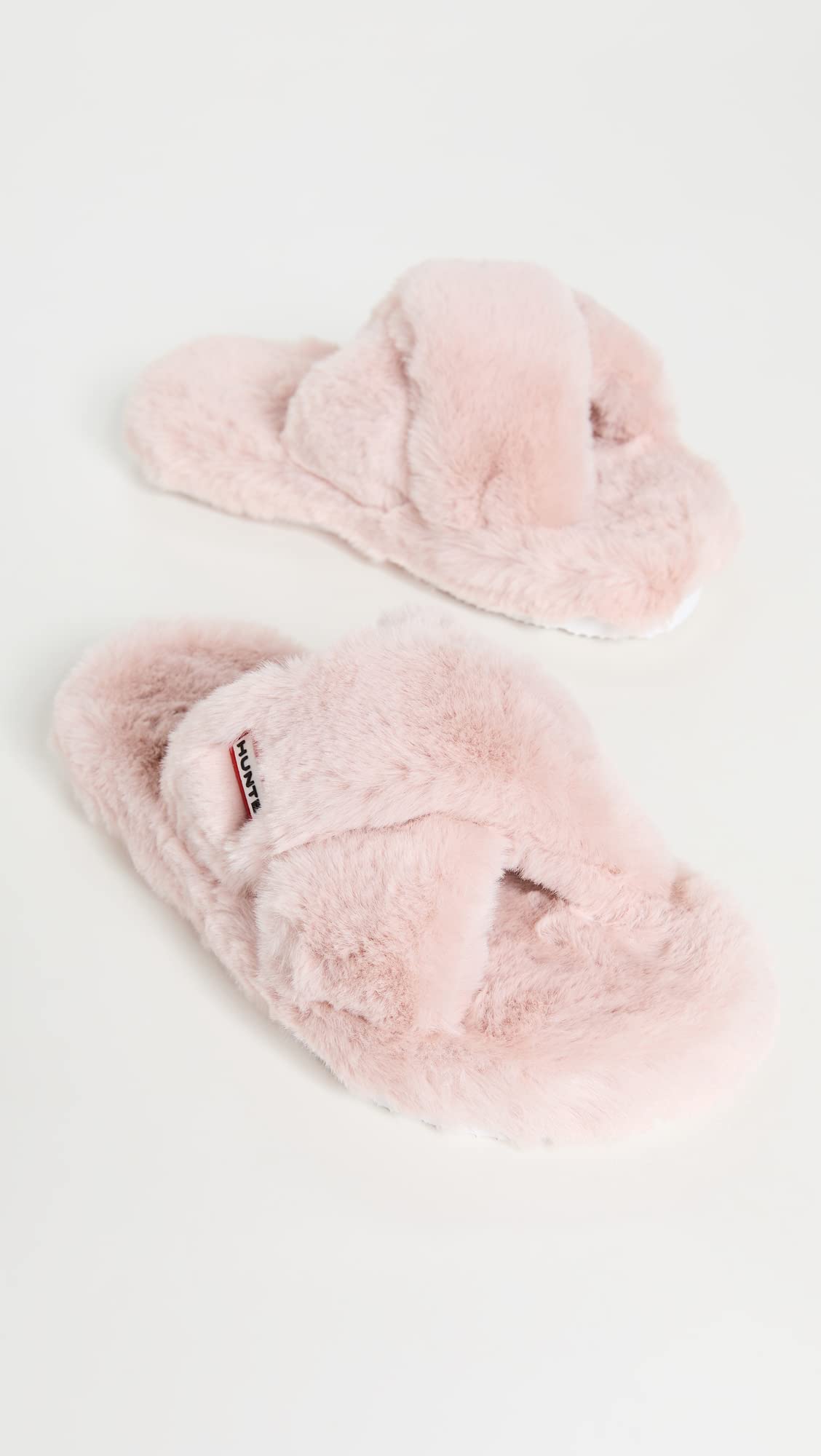 Hunter Faux Fur Flatform Slide Azalea Pink 6 M