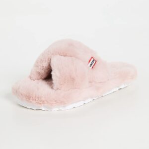 Hunter Faux Fur Flatform Slide Azalea Pink 6 M