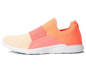 athletic propulsion labs (apl) techloom bliss laser red/fire coral/faded peach 8 b (m)