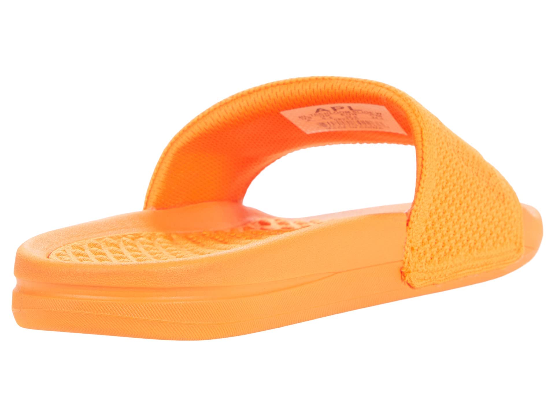 Athletic Propulsion Labs (APL) Big Logo Techloom Slide Orange 5 B (M)