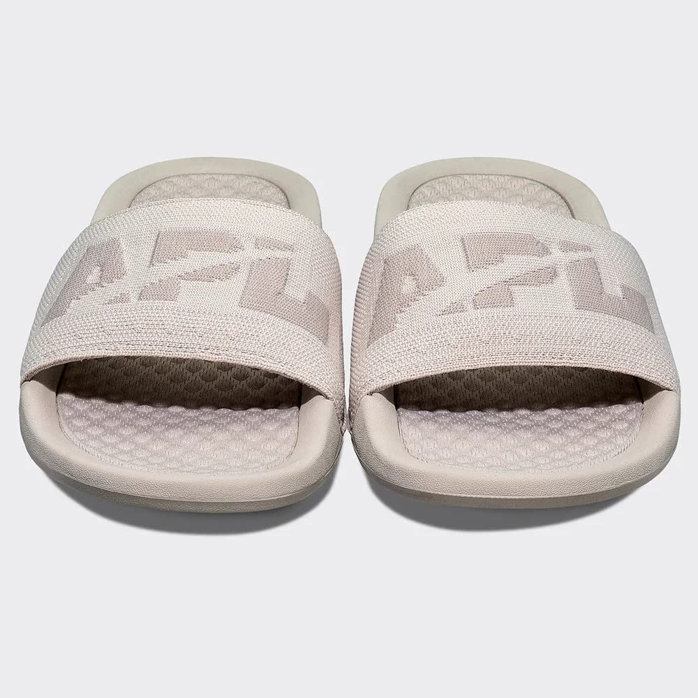 APL: Athletic Propulsion Labs Men's Big Logo Techloom Slide, Clay/Tundra, 9