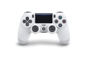 dualshock 4 wireless controller for playstation 4 - glacier white (renewed)