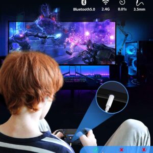 Niacop P4 Controller, play-station 4 controller with Macro Programming Function, Dual Vibration, Turbo 3-level adjustable, 3.5MM headphone jack etc., [2023 Latest Upgrade]