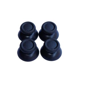 2 Pairs Thumbsticks Analog Thumb Sticks for Sony Playstation Dual Shock 4 PS4 Controller (Black)