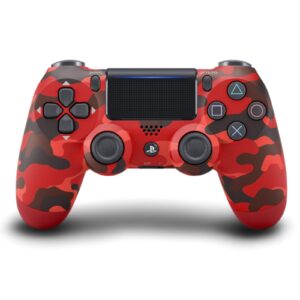 DualShock 4 Wireless Controller for PlayStation 4 - Red Camo (Renewed)