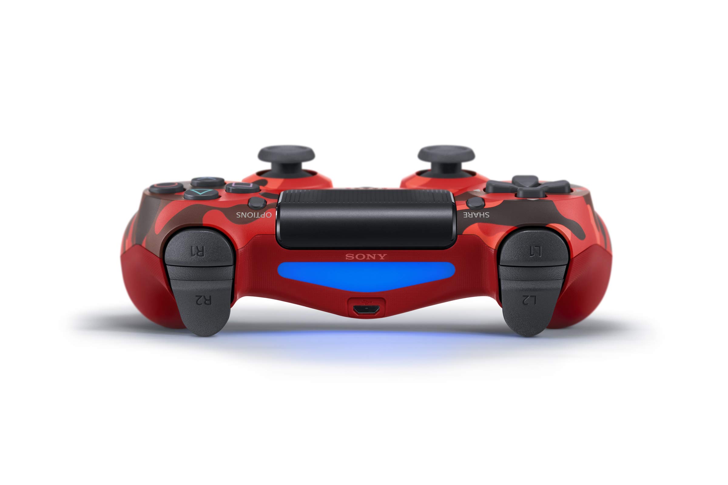 DualShock 4 Wireless Controller for PlayStation 4 - Red Camo (Renewed)