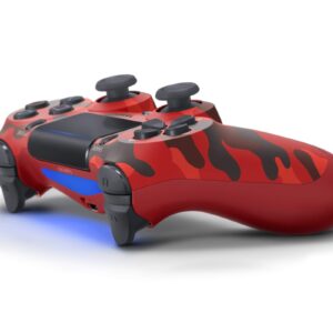 DualShock 4 Wireless Controller for PlayStation 4 - Red Camo (Renewed)