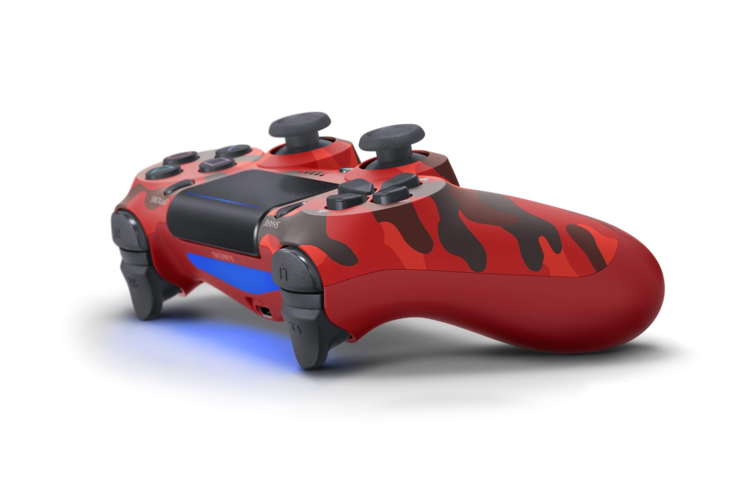 DualShock 4 Wireless Controller for PlayStation 4 - Red Camo (Renewed)