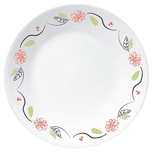 Corelle Tangerine Garden 6.75 in Appetizer Plate Set of 4