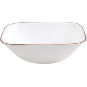 corelle square kyoto leaves 22-oz soup/cereal bowl