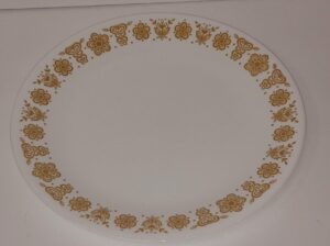 corelle by: corning - butterfly gold pattern - (1) 10-1/4" dinner plate