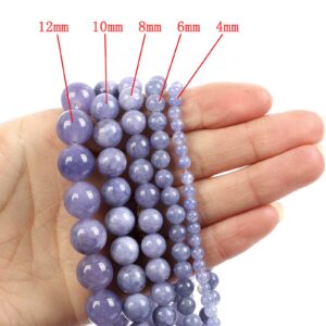 NHBT YU Natural Stone Beads Frosted Indian Agate Round Loose Beads for Jewelry Making Needlework Bracelet DIY 4-12 MM T87 (Color : H7460, Item Diameter : 6mm About 63 pcs)