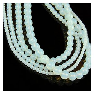 nhbt yu 1 strand 4mm 6mm 8mm 10mm 12mm round natural opal stone loose spacer beads for diy bracelets necklace jewelry making materials t719 (color : opal bead, item diameter : 10mm 33pcs)