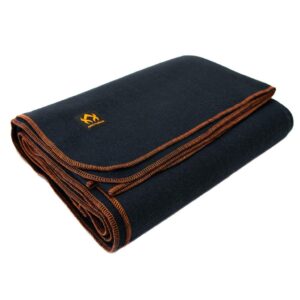 arcturus military wool blanket - warm, thick, washable - great for outdoors, camping, stadium blanket, picnics, travel - car & bushcraft survival kits, large 64" x 88" 4.5 lb