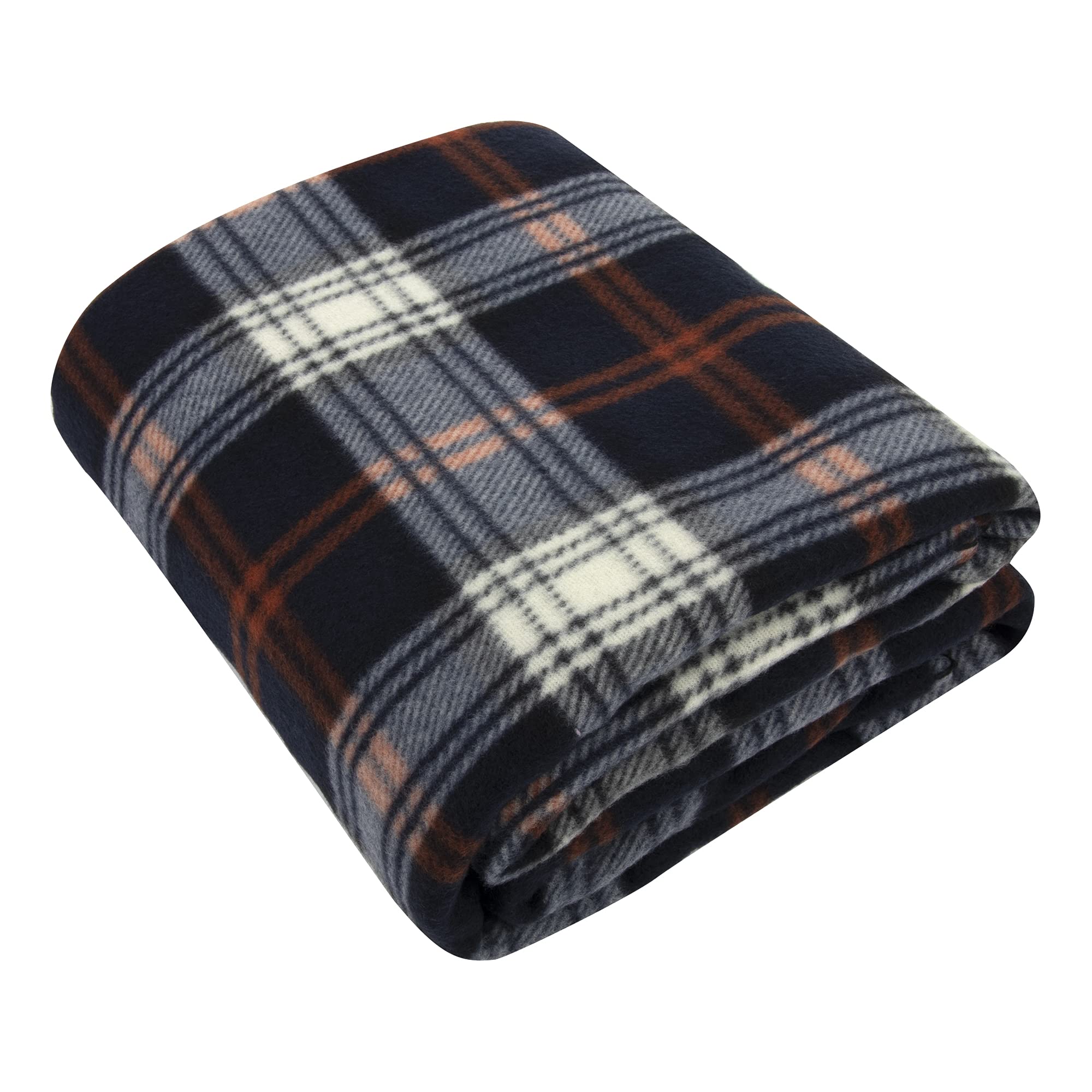 50x60 Throw Blankets, Plaid Fleece Throw Blankets for Bedroom, Couch, Livingroom, Chair, Pets, Outdoors