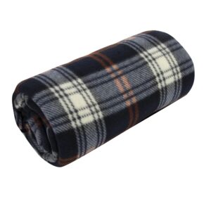 50x60 Throw Blankets, Plaid Fleece Throw Blankets for Bedroom, Couch, Livingroom, Chair, Pets, Outdoors