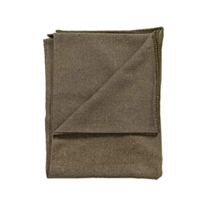 Stansport Wool Blend Camp Blankets - O.D. Green (1244)