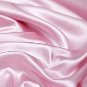 Vonty Satin Sheets Full Size Silky Soft Satin Bed Sheets Pink Satin Sheet Set, 1 Deep Pocket Fitted Sheet + 1 Flat Sheet + 2 Pillowcases