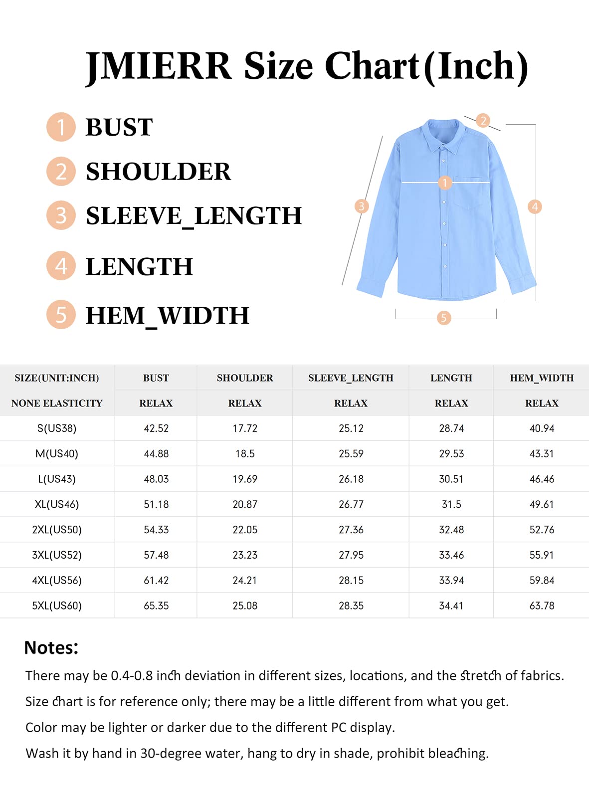 JMIERR Mens Cotton Linen Casual Stylish Button-Down Shirt Long Sleeve Business Fitted Dress Shirts Summer Beach Shirts for Men Old Money Regular Fit with Pocket, US 46(XL), Pink