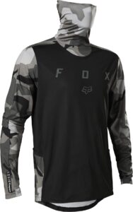 fox racing men's ranger drive utv jersey, black camo, xx-large