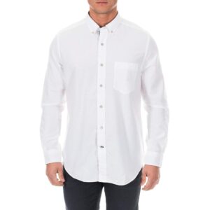 nautica men's big long sleeve button down solid oxford shirt, white, 3xlt tall