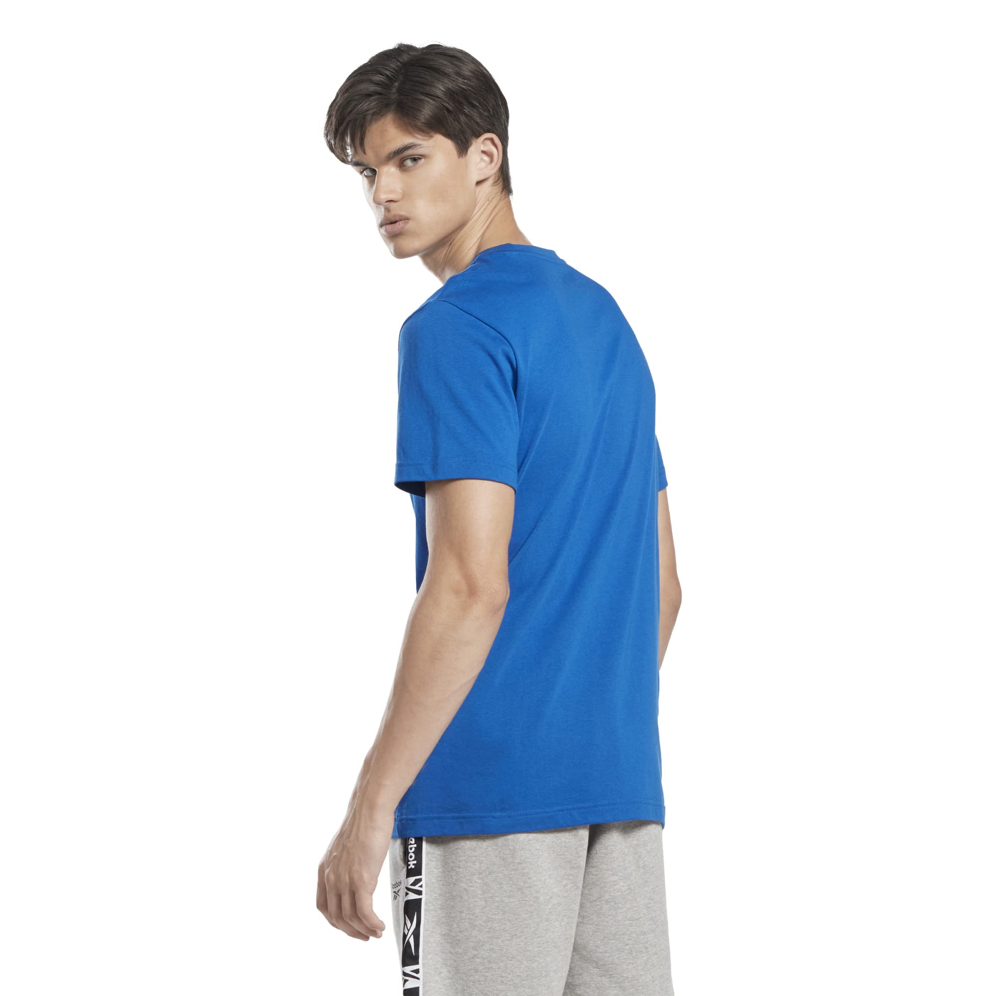 Reebok Men's Standard Identity Classics T-Shirt, Vector Blue, M