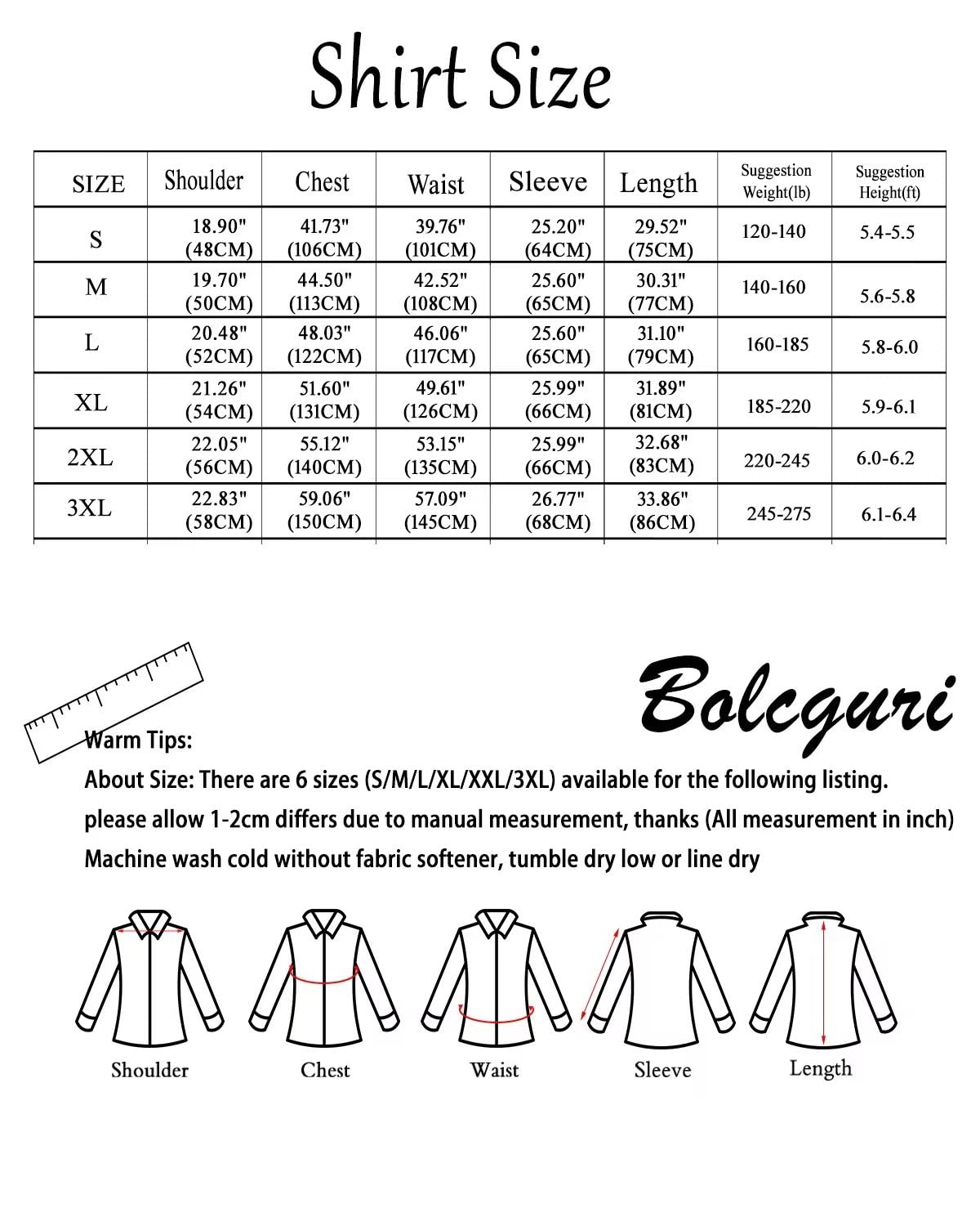 Bolcguri Mens Black Gold Chain Dress Shirts Luxury Baroque Print Long Sleeve Button Up Buchona Silky Shirt S