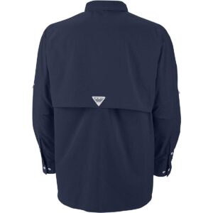 Columbia Men’s PFG Bahama™ II Long Sleeve Shirt, Collegiate Navy, Small