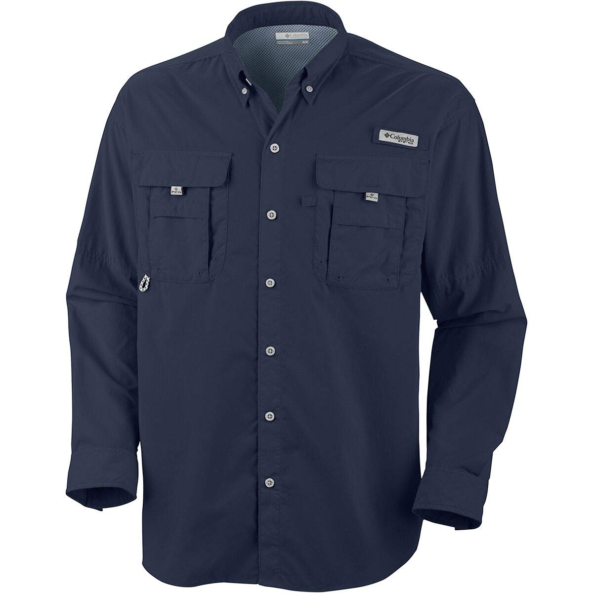 Columbia Men’s PFG Bahama™ II Long Sleeve Shirt, Collegiate Navy, Small