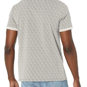 GUESS Men's Colin T-Shirt, Macro G Cube White Combo