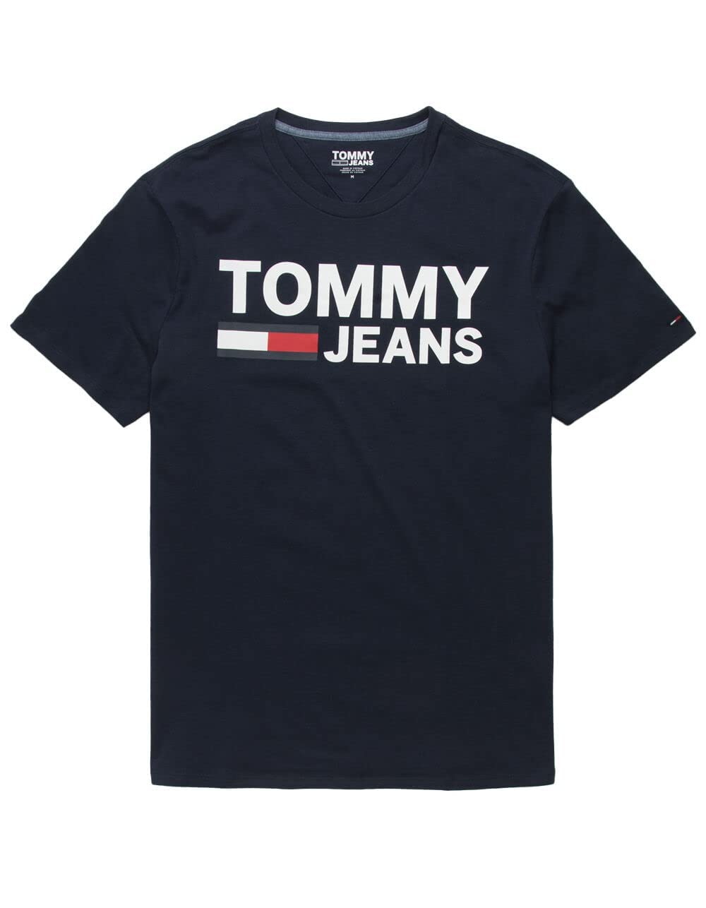 Tommy Hilfiger mens Short Sleeve Graphic T-shirt T Shirt, Deep Blue, X-Large US