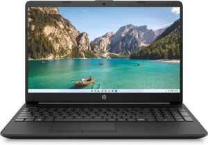 hp 2023 newest laptop, 15.6 inch display, intel pentium quad-core processor, intel uhd graphics, 8gb ram, 256gb ssd, bluetooth, wifi6, windows 11 home in s mode, black