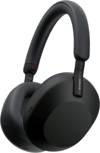 sony wh-1000xm5 noise canceling wireless headphones - 30hr battery life - over-ear style - optimized for alexa and google assistant - built-in mic for calls - black