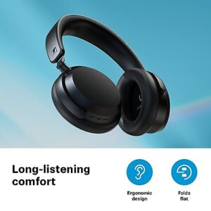 Sennheiser Consumer Audio ACCENTUM Wireless Bluetooth Headphones - 50-Hour Battery Life, Audio, Hybrid Noise Cancelling (ANC), All-Day Comfort and Clear Voice Pick-up for Calls, Black