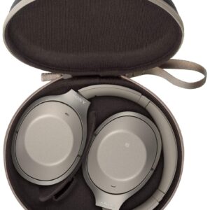 Sony Noise Cancelling Headphones WH1000XM2: Over Ear Wireless Bluetooth Headphones with Microphone - Hi Res Audio and Active Sound Cancellation - Gold (2017 model)