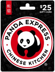 panda express gift card $25