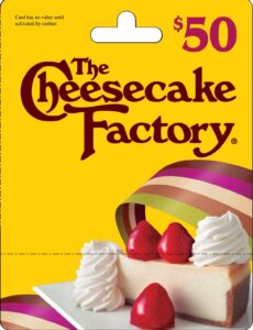 cheesecake factory the gift card $50