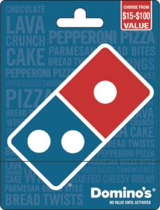 domino's pizza gift card