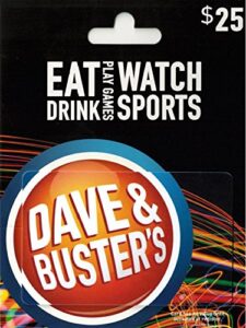 dave & busters gift card $25