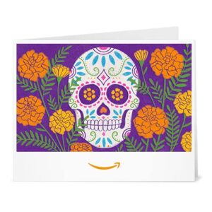 amazon gift card - print - halloween - day of the dead print-at-home