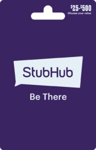 stubhub gift card